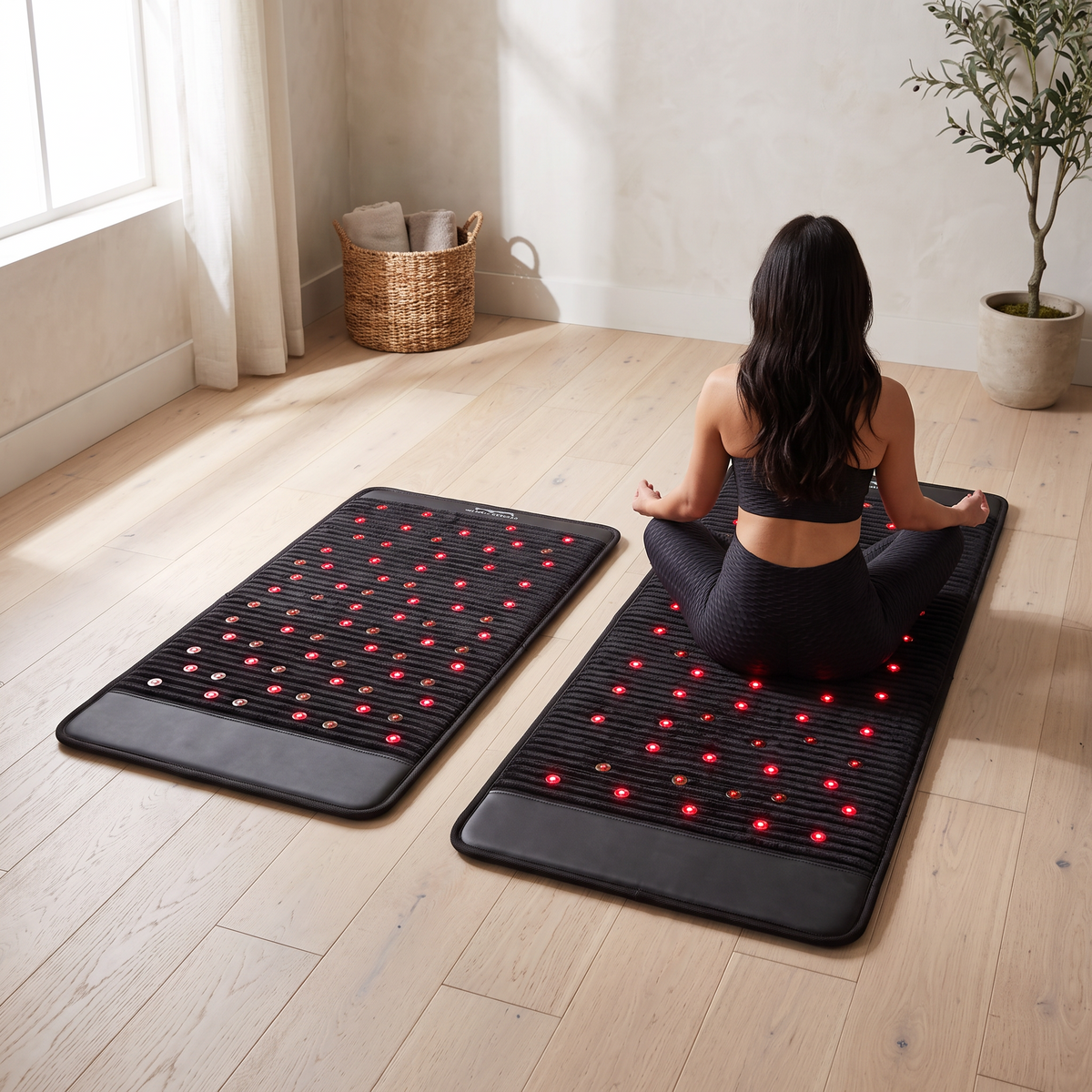 Crystal Recovery PEMF Mat Medium and Large side by side for scale